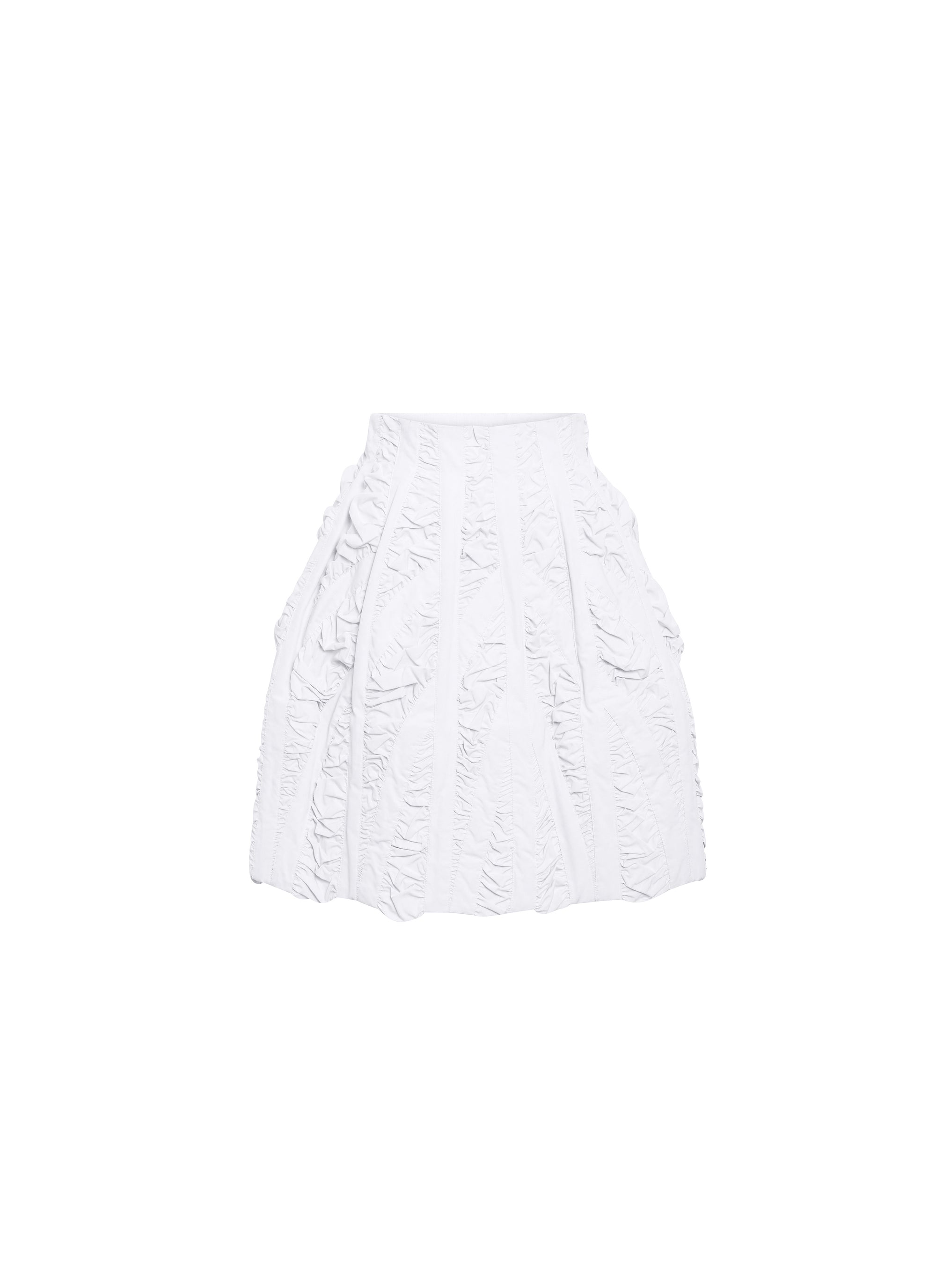 Button skirt in crisp poplin - Ficus