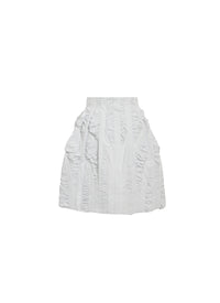 Button skirt in crisp poplin - Ficus