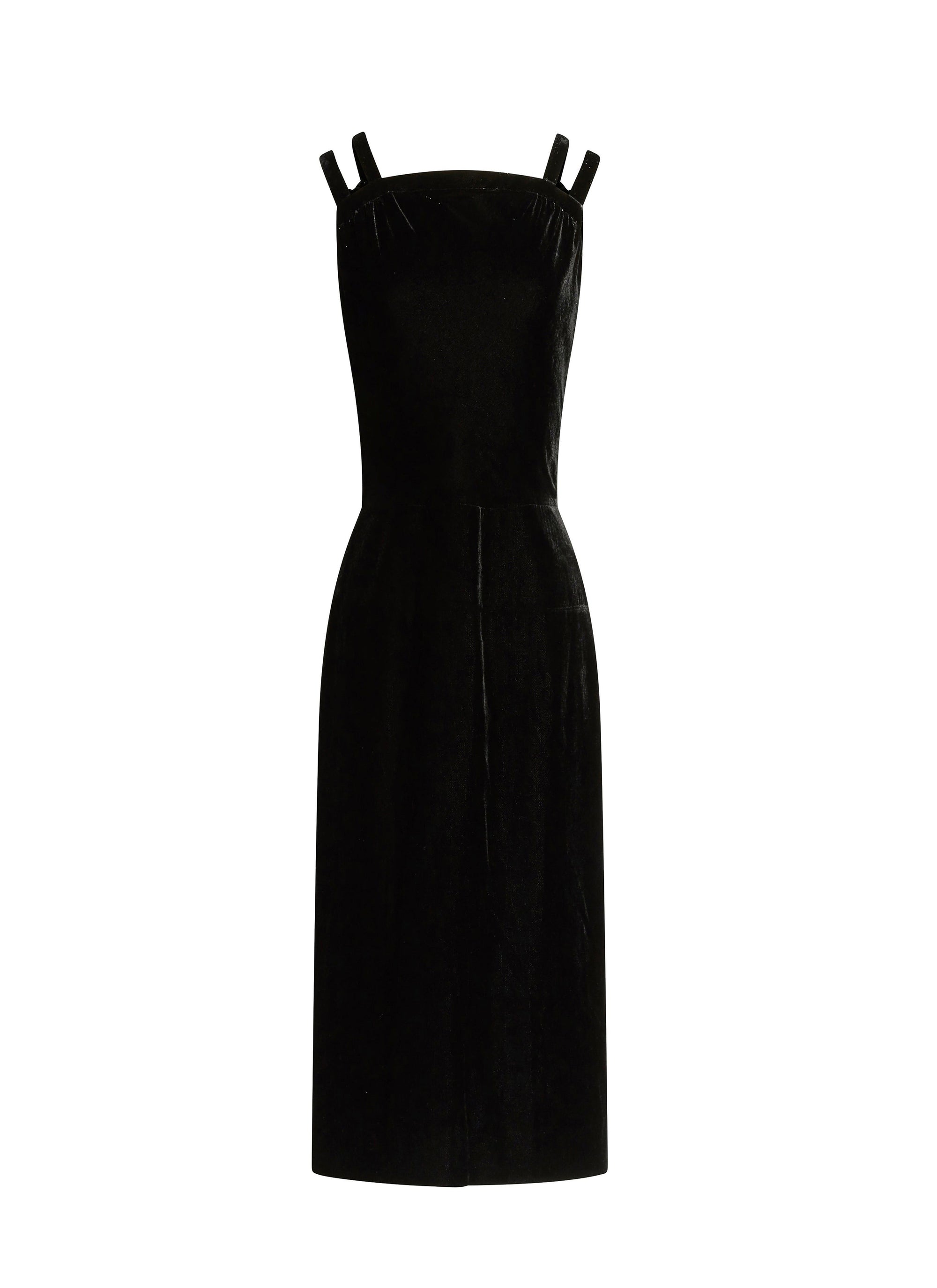 Halter Maxi Dress - Noir Brillant