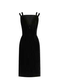 Halter Maxi Dress - Noir Brillant