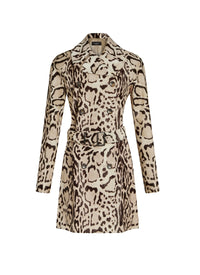Leather pocket coat - Optic White