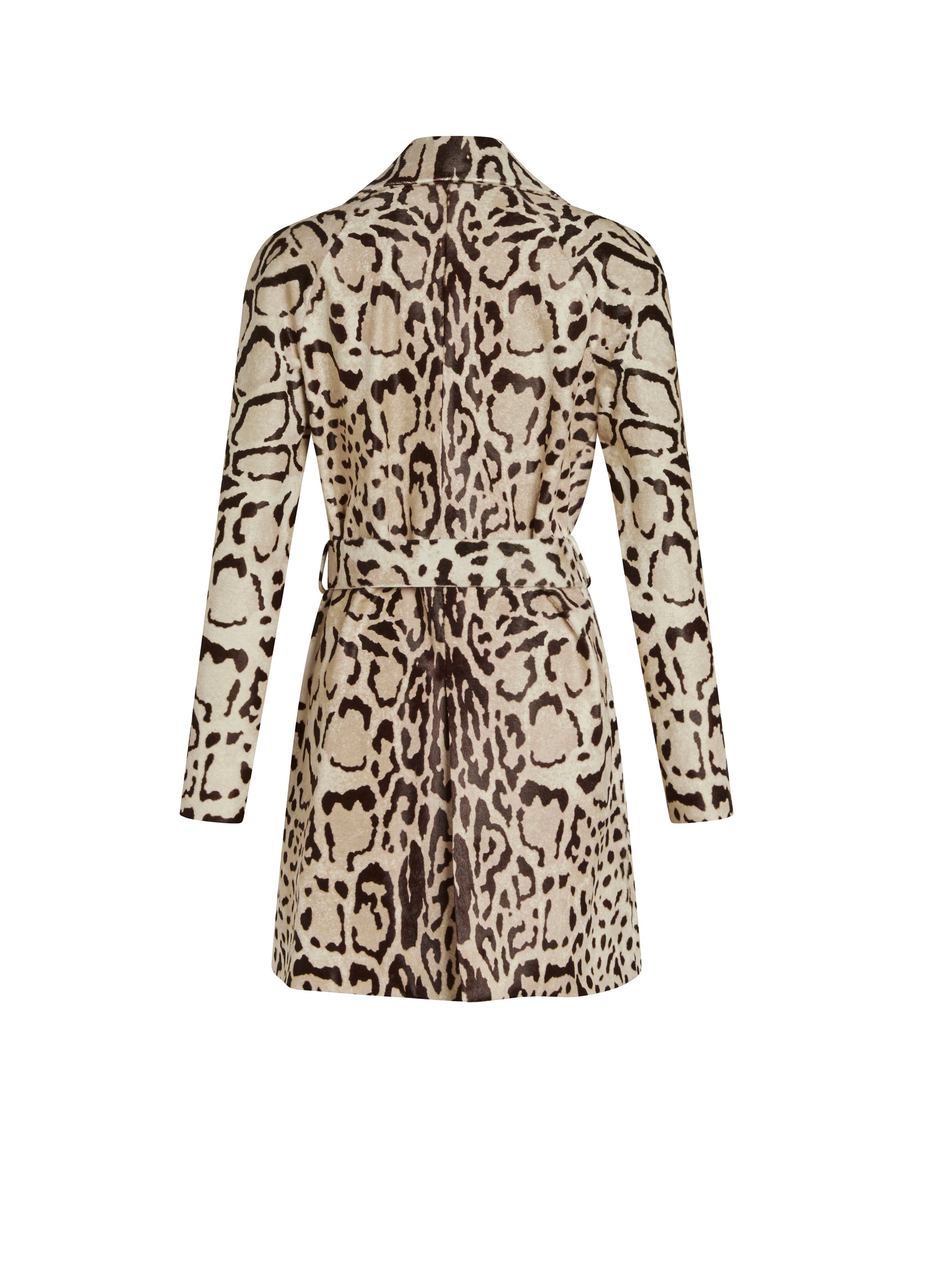 Leather pocket coat - Optic White
