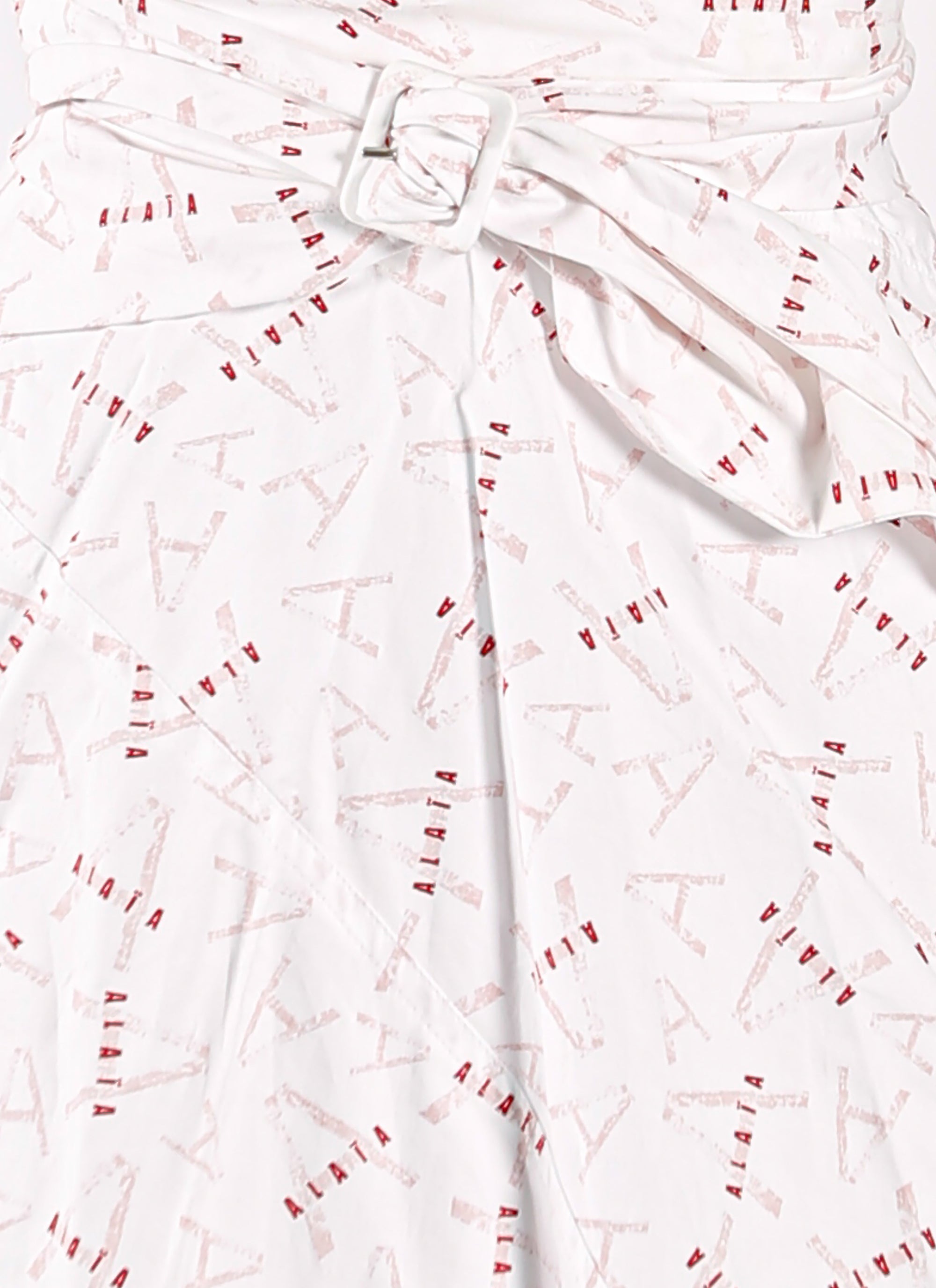 Jupe Pop imprimée à empiècements - Blanc & Rose