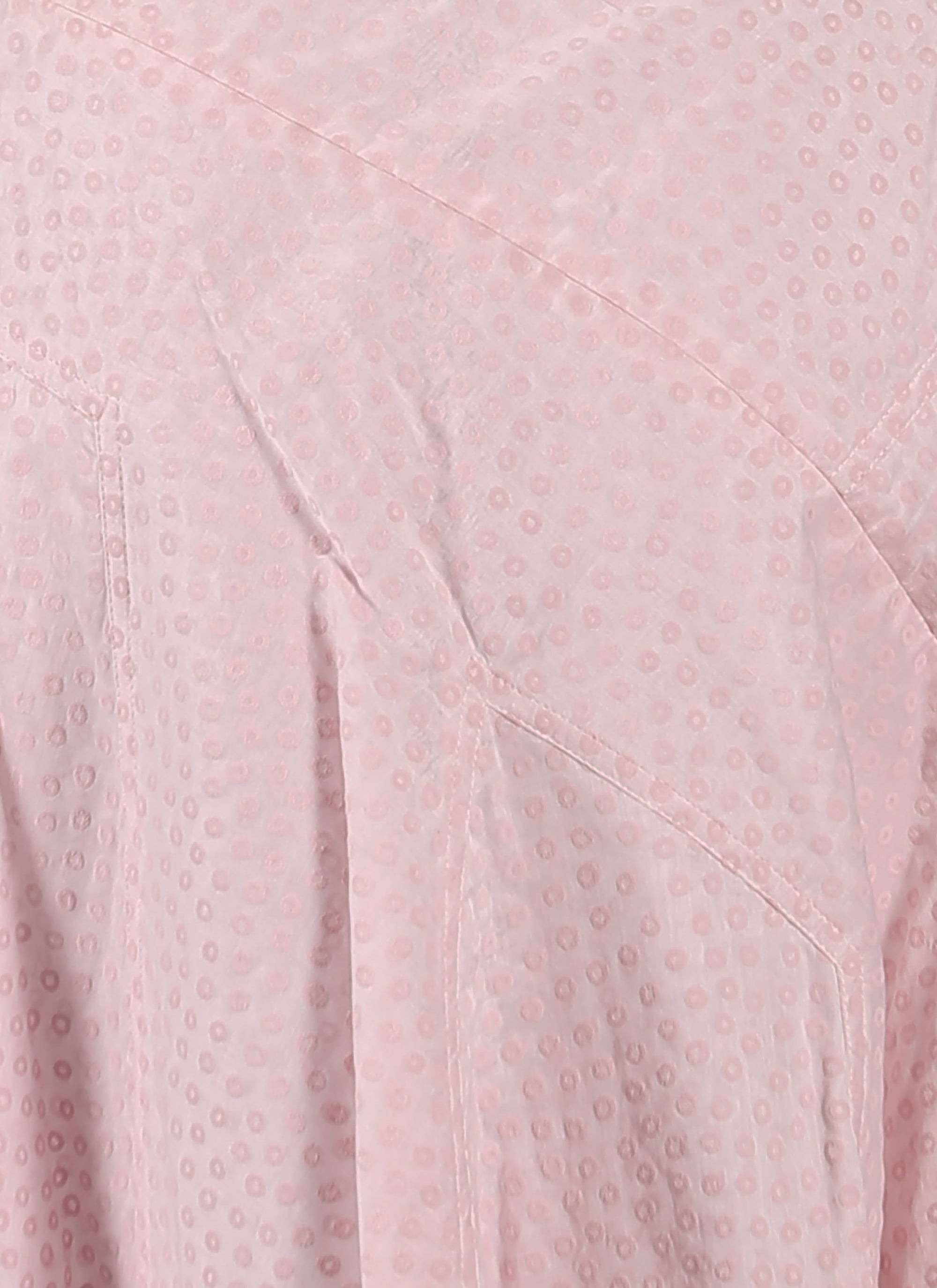 Jupe voile pastilles à volants - Rose Clair
