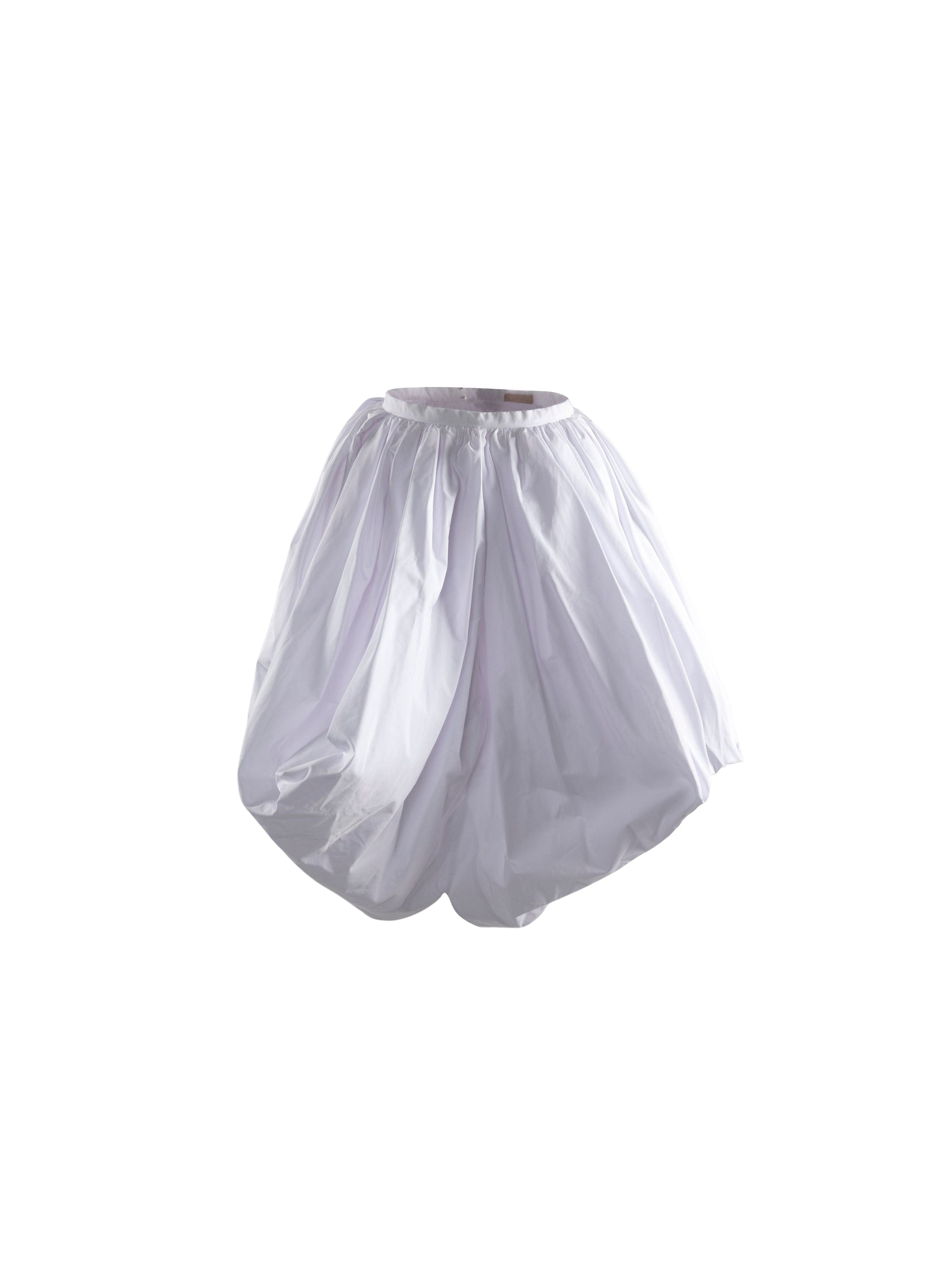 Aladdin skirt fitted at waist - Optic White