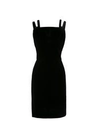 Robe bretelle - Noir