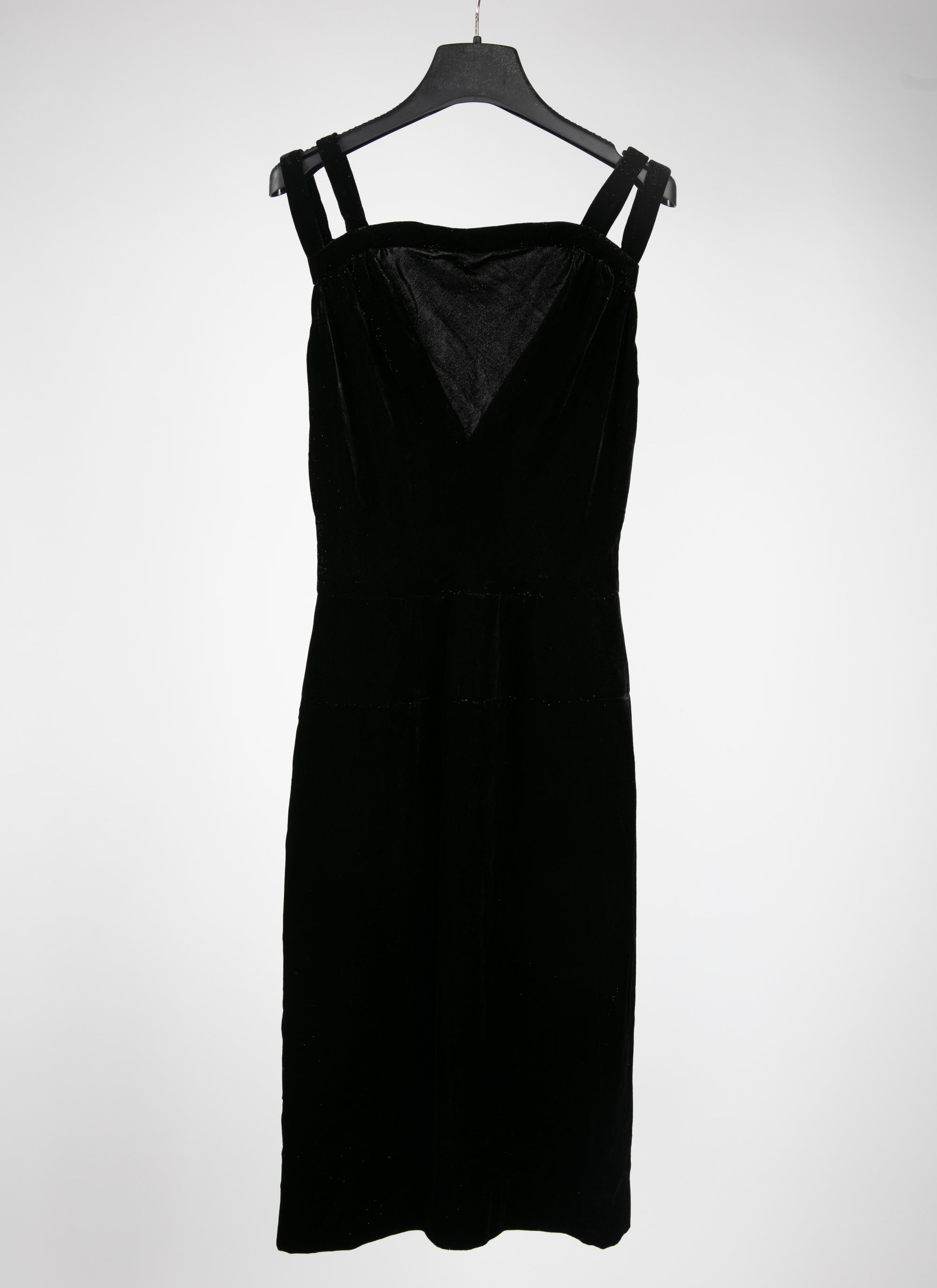 Robe bretelle - Noir Brillant