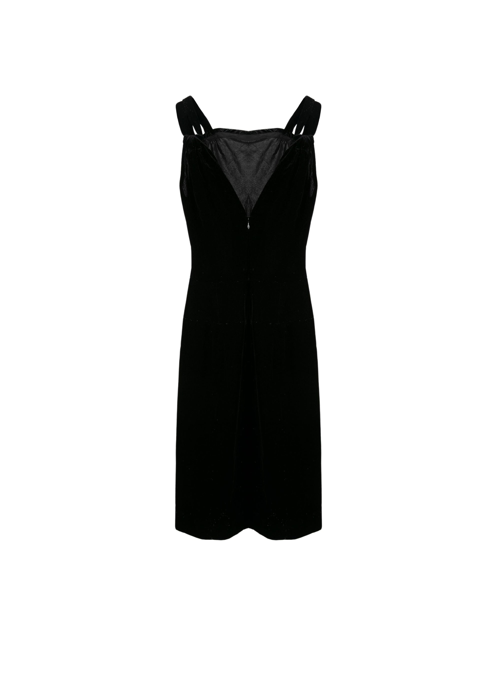Robe bretelle - Noir Brillant