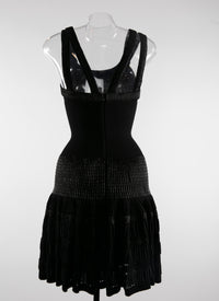 2-strap dress - Black intense