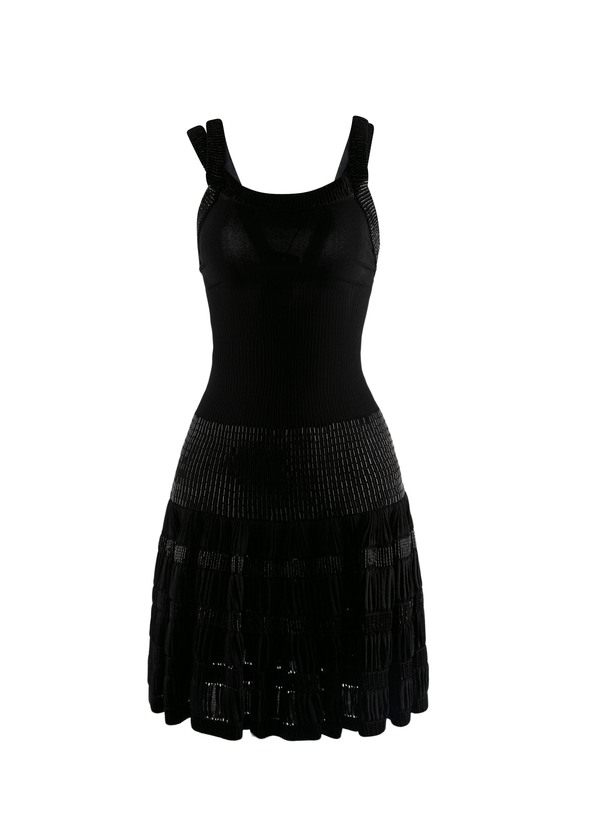 2-strap dress - Black intense