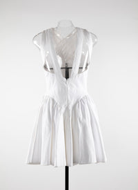 Robe croisée devant - Blanc intense
