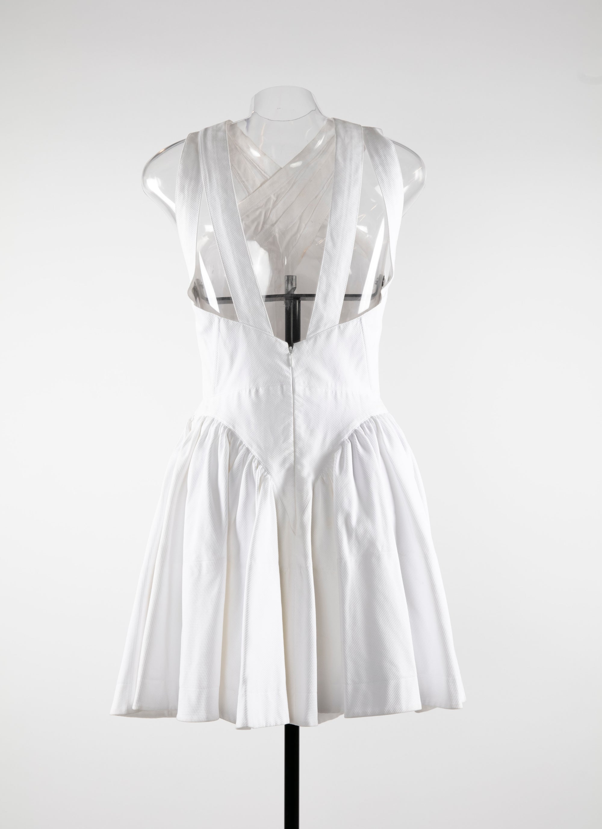 Robe croisée devant - Blanc intense