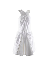 Robe croisée devant - Blanc intense