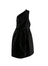 Asymmetric dress - Intense Black