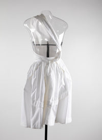 Robe asymétrique - Blanc intense