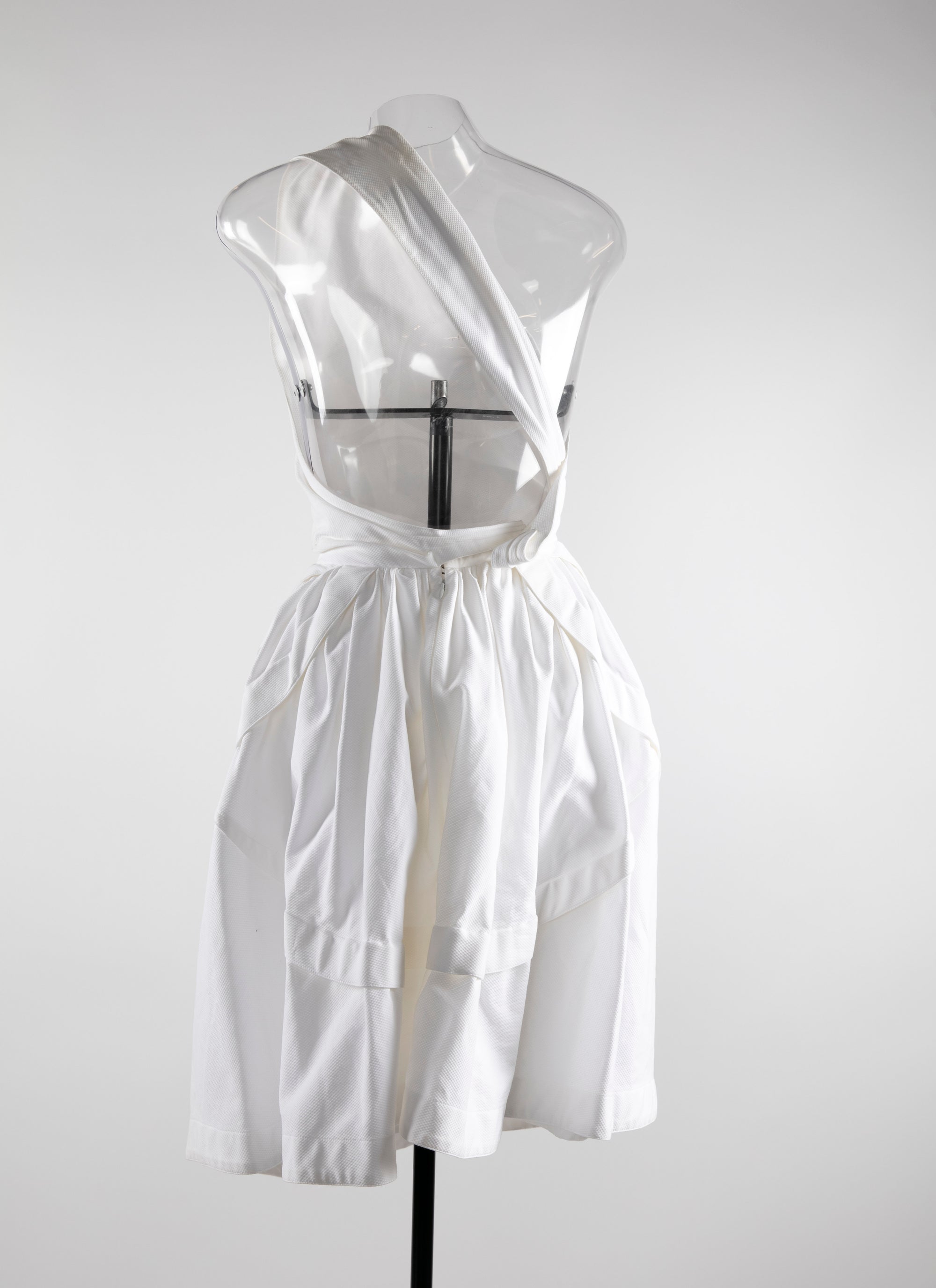 Robe asymétrique - Blanc intense