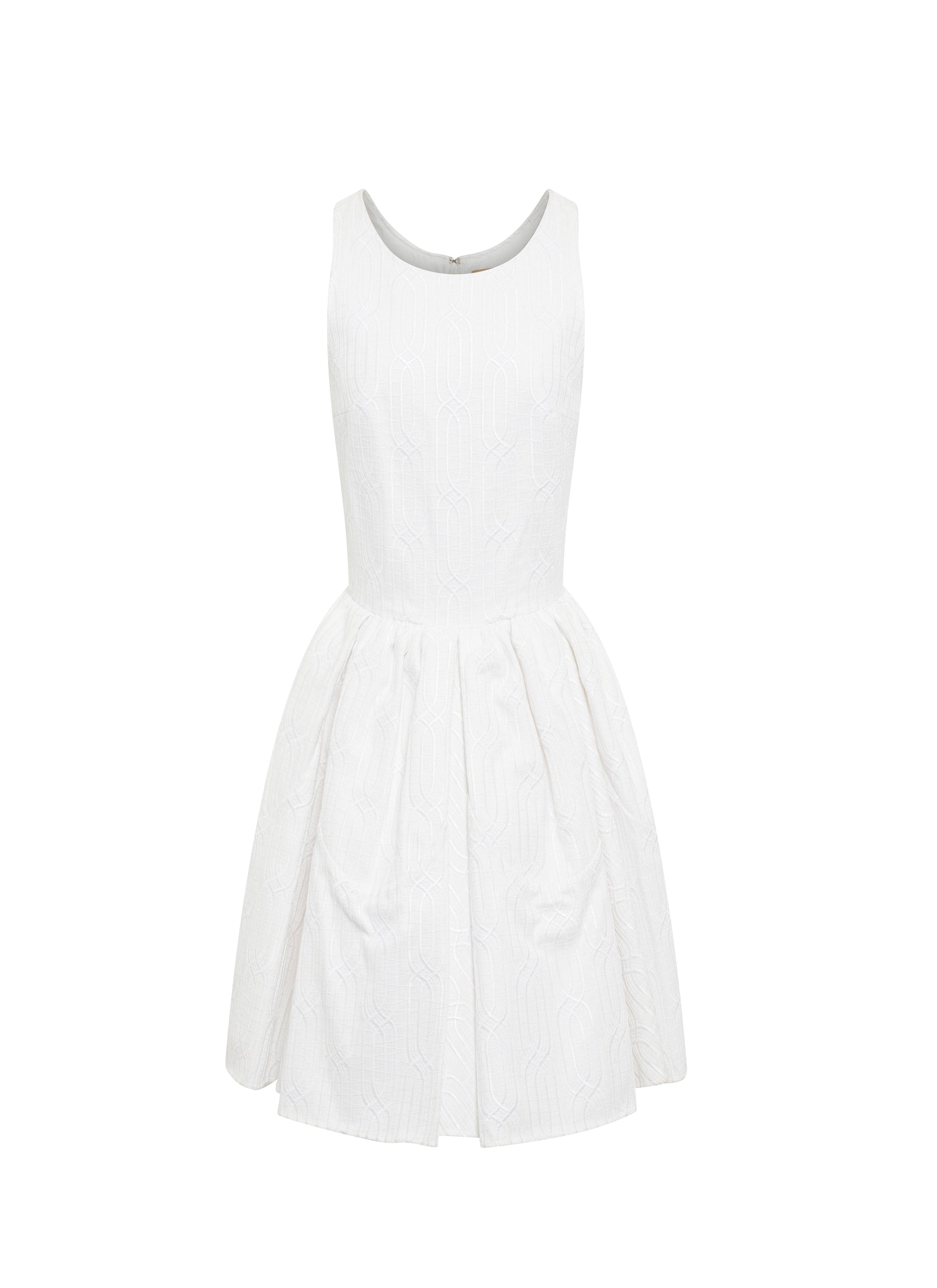 Sleeveless dress - White