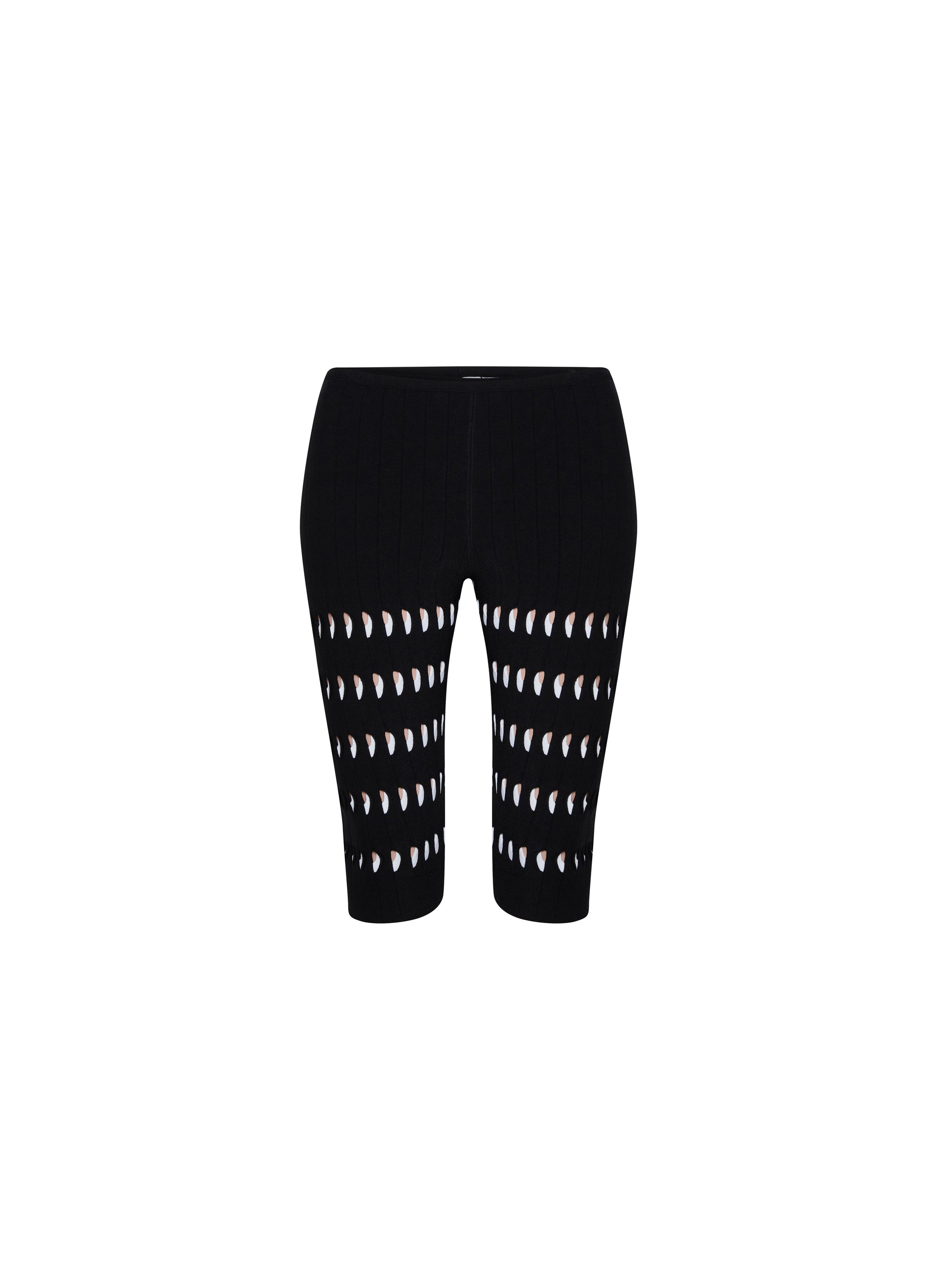Legging mi-long ajouré - Vanille