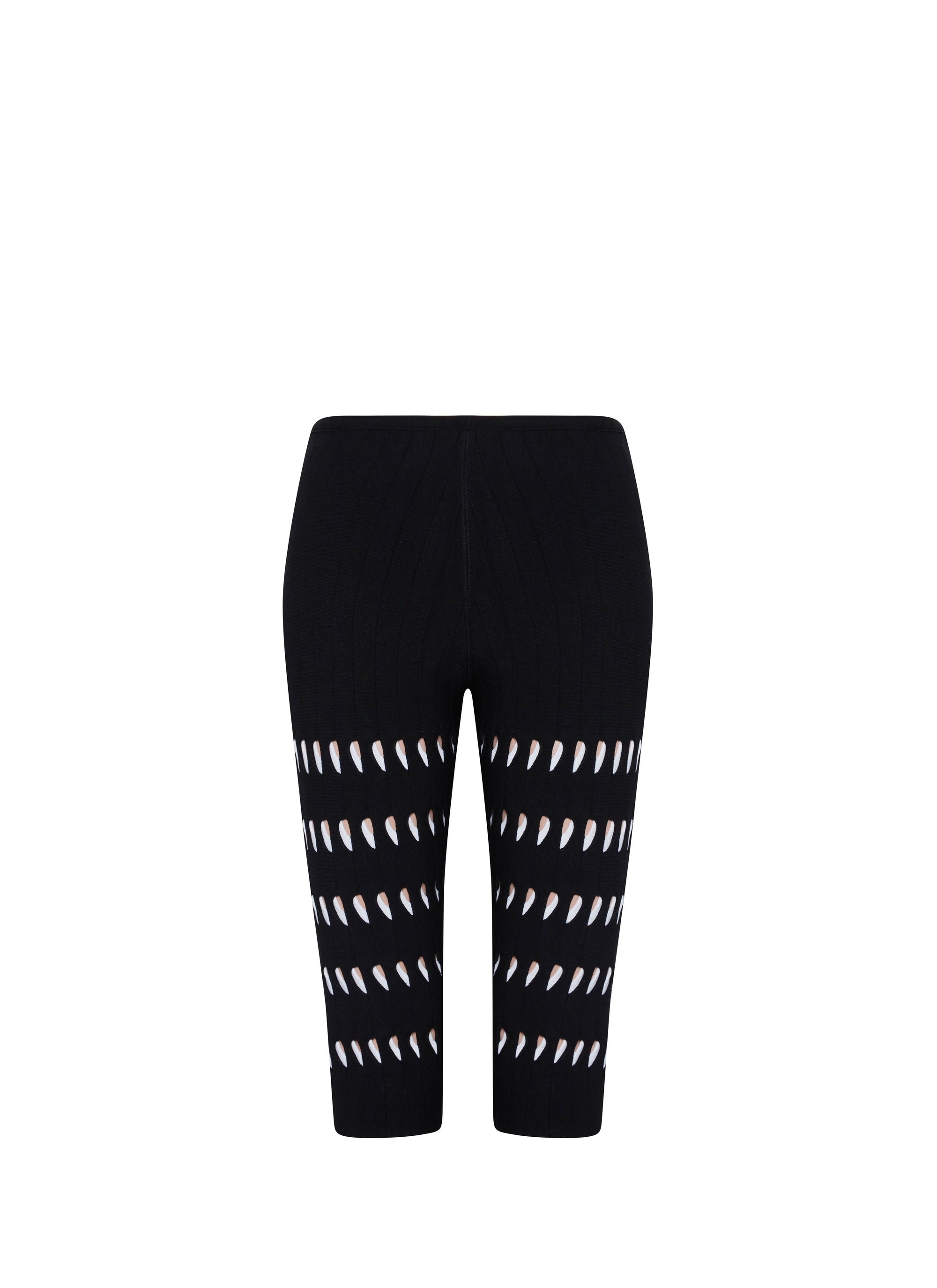 Legging mi-long ajouré - Vanille