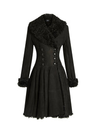 Classic leather coat - Red & White