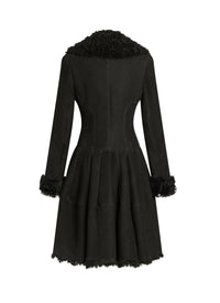Classic leather coat - Red & White