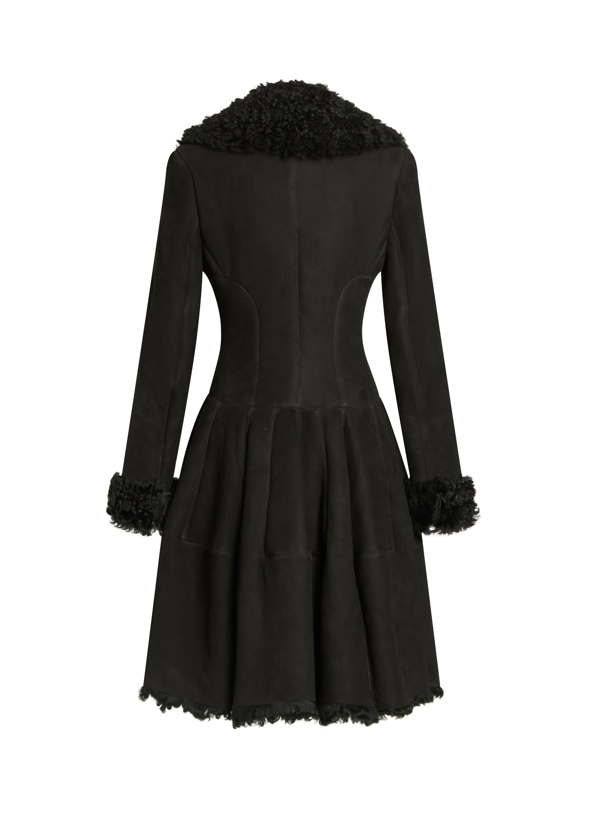 Classic leather coat - Red & White