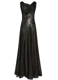 Robe sans manches en velours lys - Rouge & Blanc