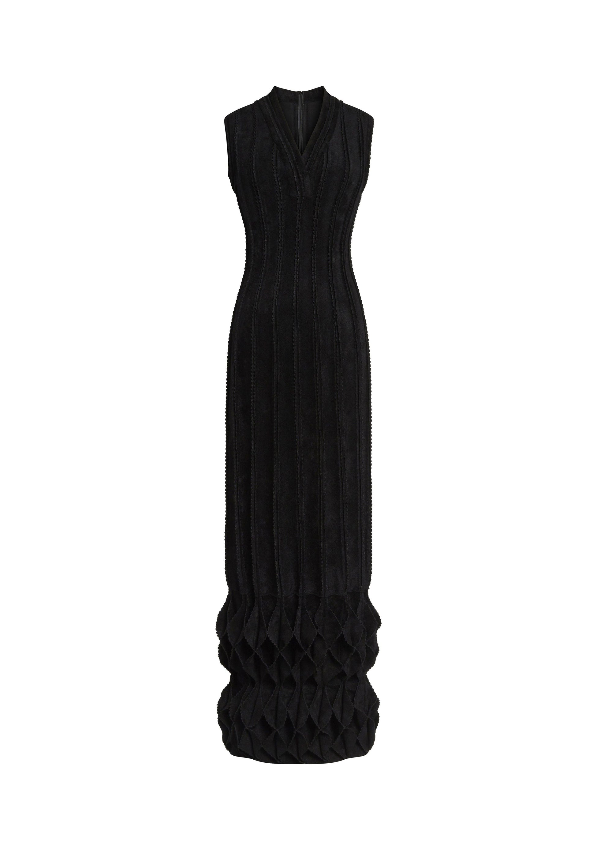 Lampion Maxi Dress - Red & White