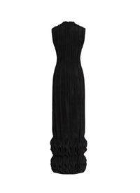 Lampion Maxi Dress - Red & White