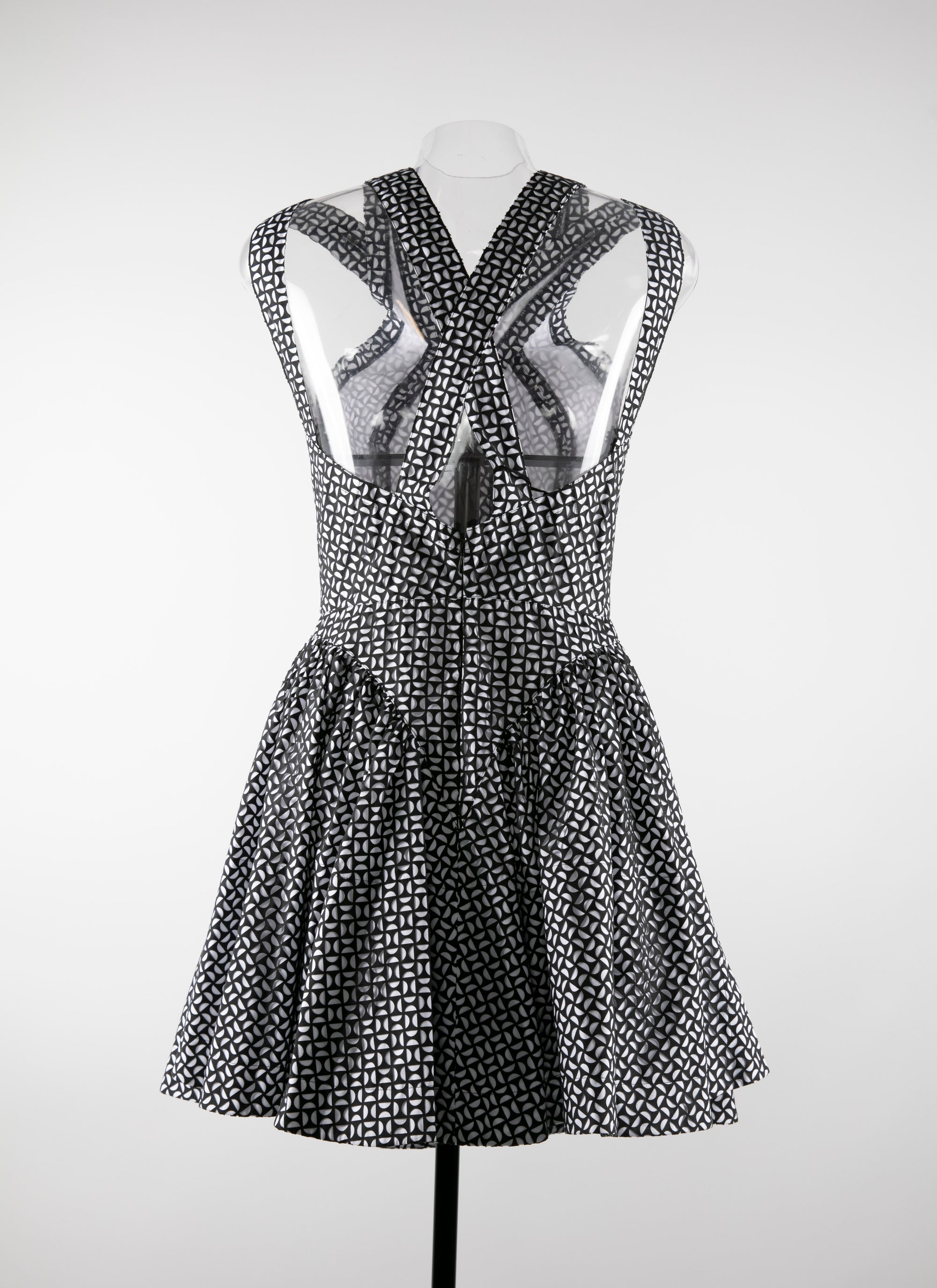 Robe demi lune - Blanc & Noir