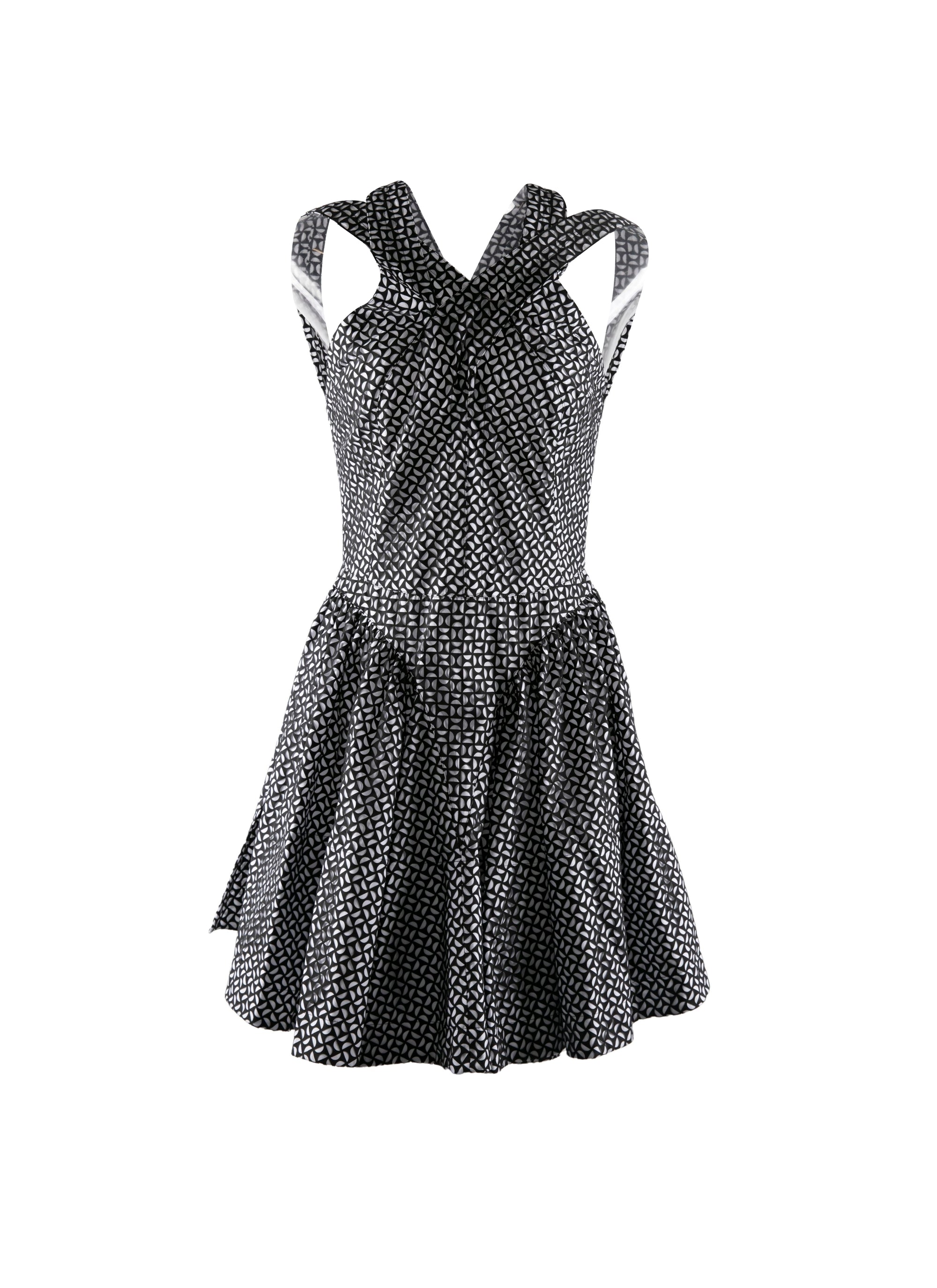 Robe demi lune - Blanc & Noir