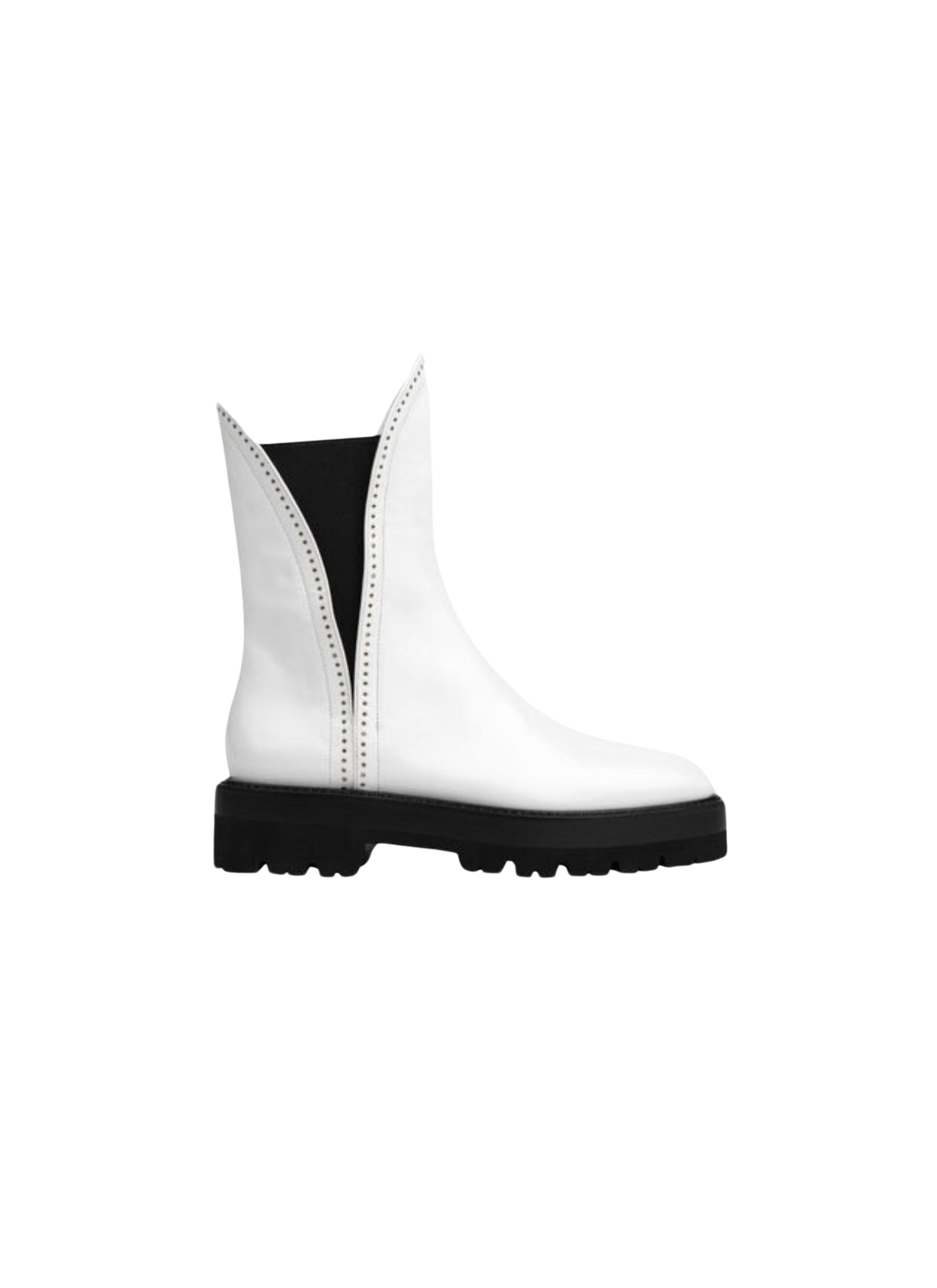 Studded boots in leather - Off White