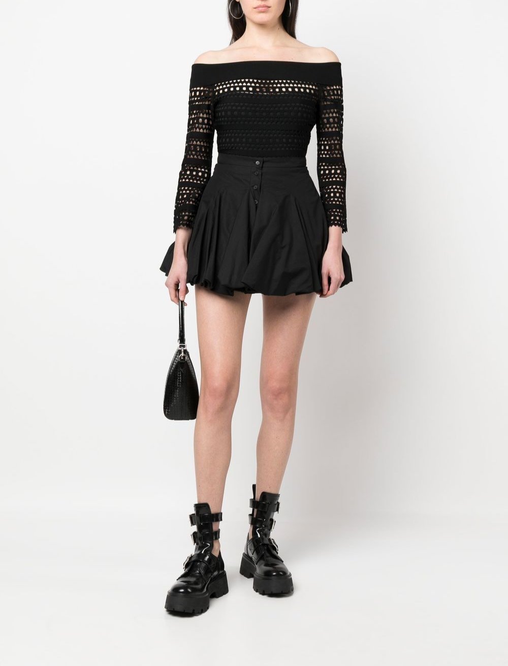 Long Sleeve Vienna Top - Black Alaïa