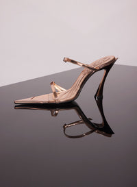 COPPER LEATHER FANG 95 SANDALS