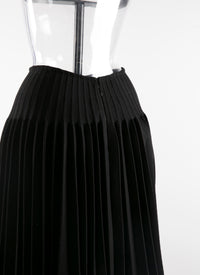 Wool skirt - Black intense