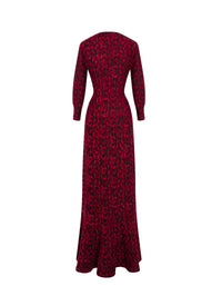 Granada Maxi Dress - Black & Red