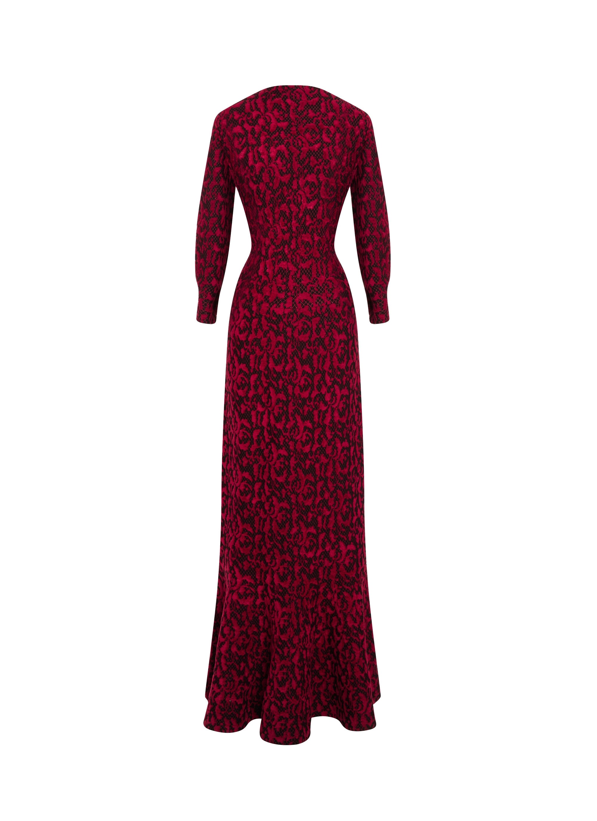 Granada Maxi Dress - Black & Red