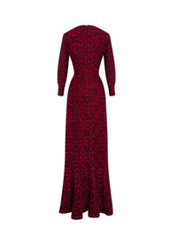 Granada Maxi Dress - Black & Red