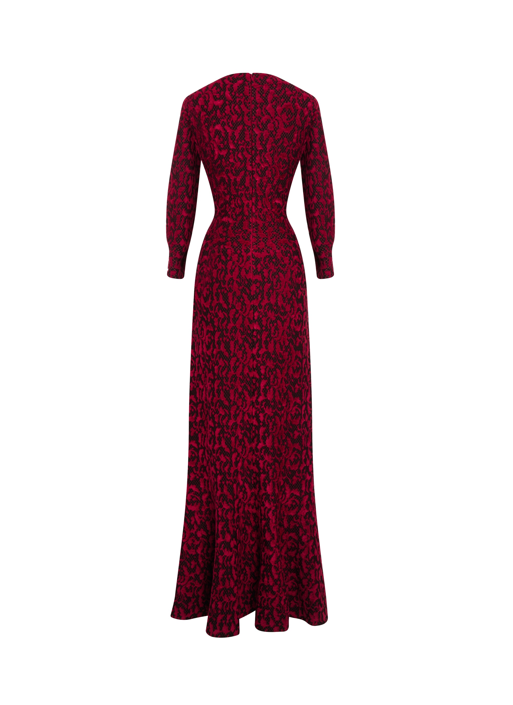 Granada Maxi Dress - Black & Red