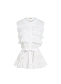 Sleeveless Shirt - Optic White