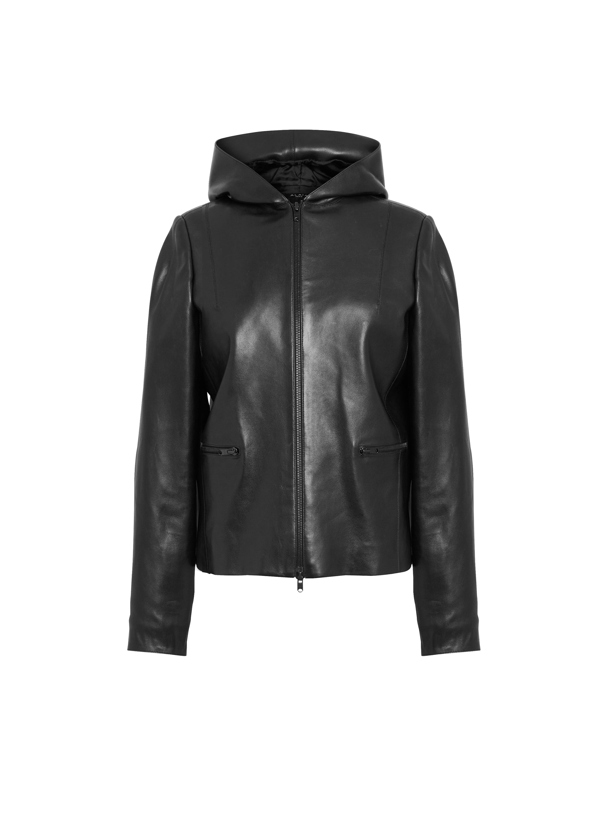 Blouson plongé en cuir - Noir