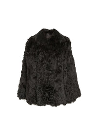 Cape coat - Black intense