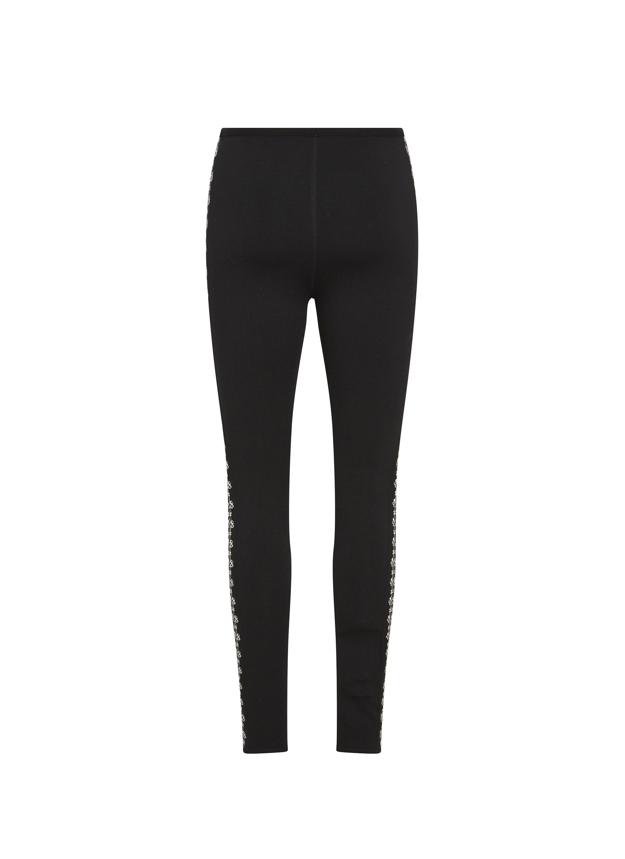 Girandole Legging in wool - Black & White