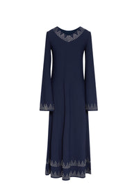 Long sleeve dress - Cobalt