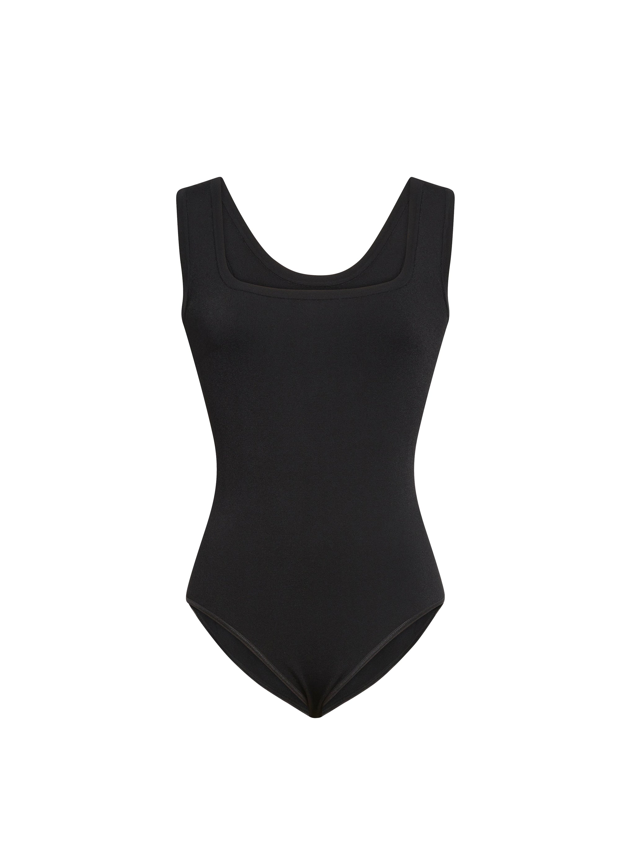 Sleeveless bodysuit - Intense Black