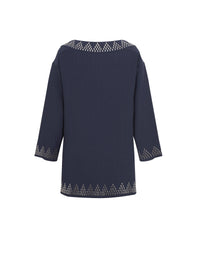 Long-sleeved jumper - Cobalt