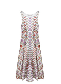 Sleeveless dress Grande Amandine - Multicolor