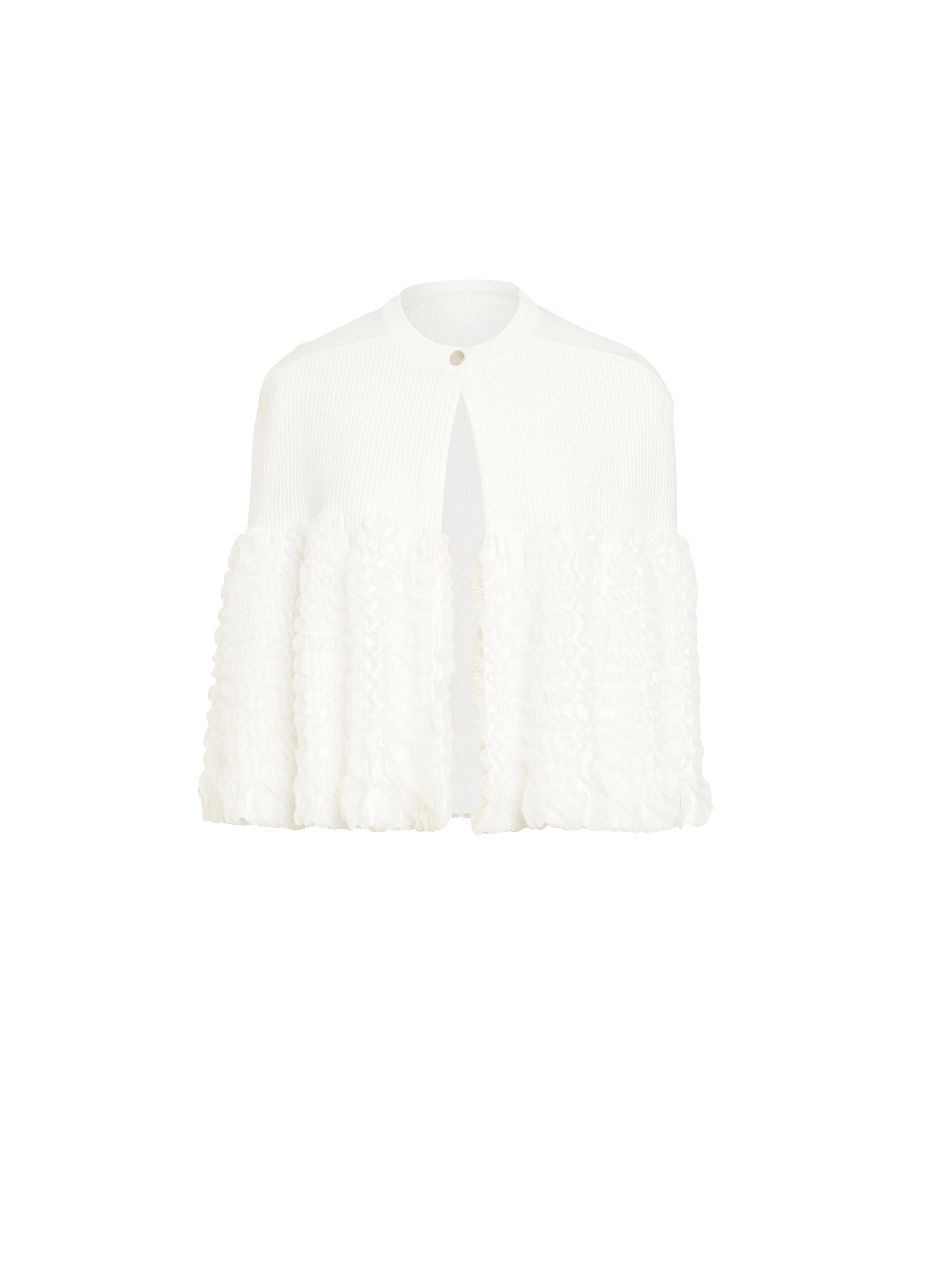 Dragonfly knitted cardigan - White