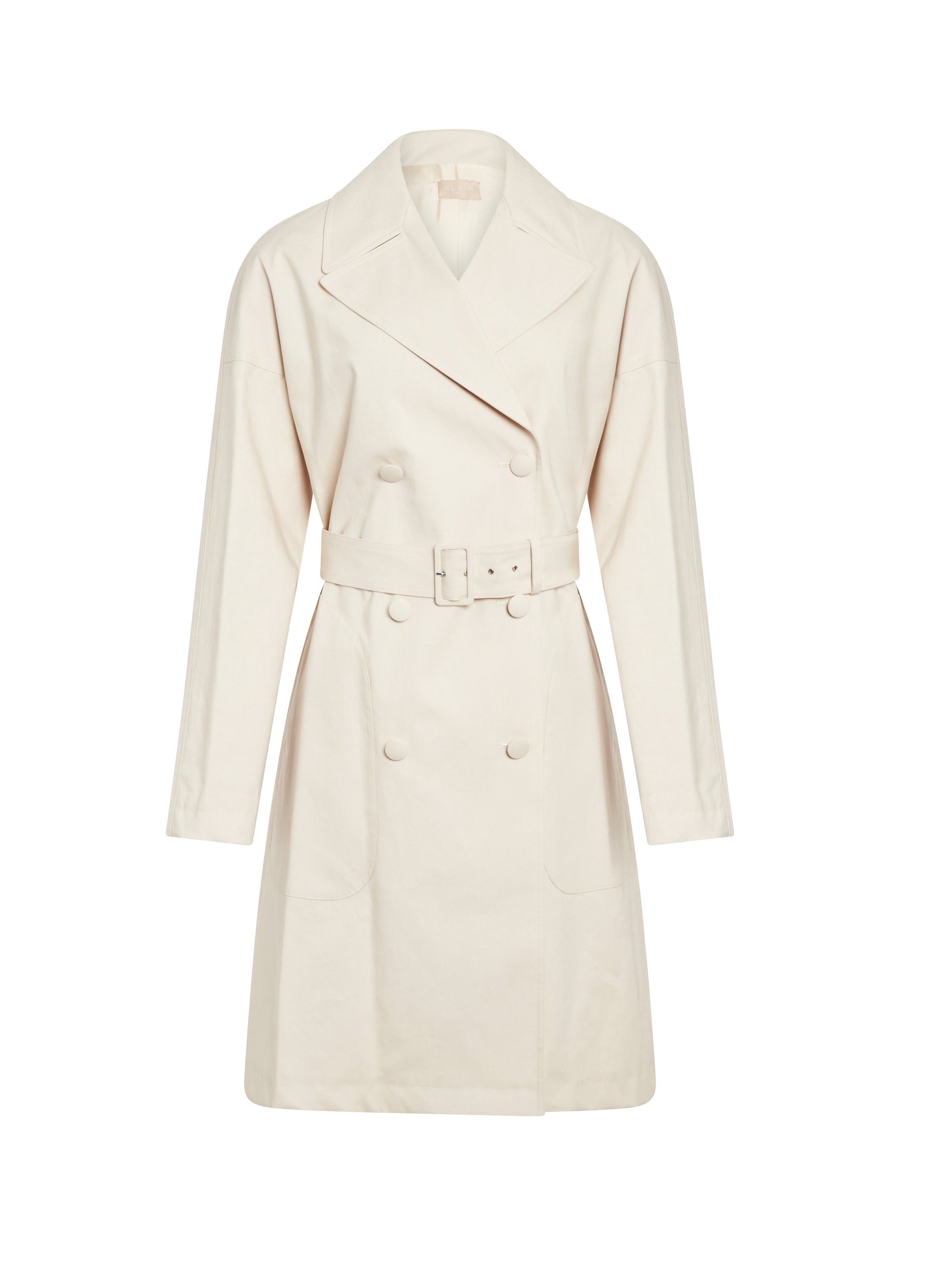 Classic mid-length trench coat - Off-white