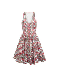 Sleeveless skater dress - Desert & Multicolour